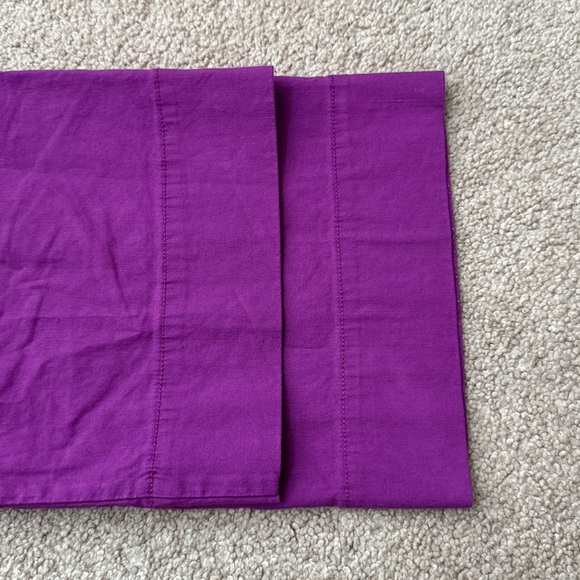 Maeve The Colette Cropped Wide Leg Vintage Inspired Linen Purple Pants Size 23 - Picture 10 of 10